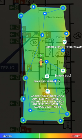 Heatmap NetSpot bâtiment 3