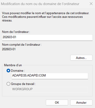 Intégration au domaine ADAPEI35.ADAPEI.COM